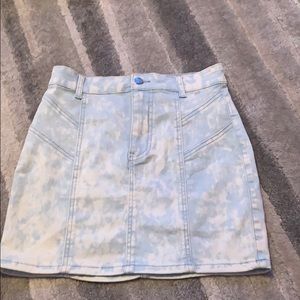 Forever 21 light wash denim skirt